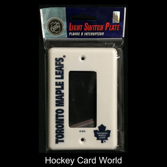 Toronto Maple Leafs Light Switch Wall Plate Cover - Brand New with Screws