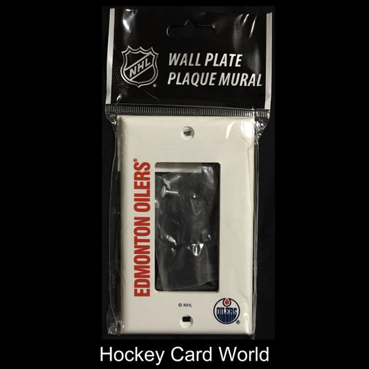 Edmonton Oilers Light Switch Wall Plate Cover - Brand New with Screws