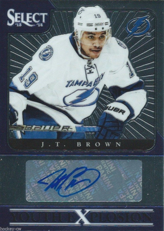  2013-14 Select Youth Explosion J.T. BROWN Auto Signature Autographs 00172 Image 1