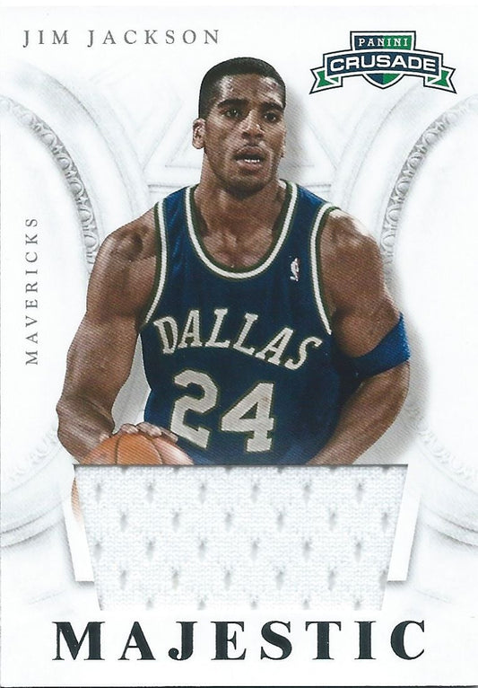 2012-13 Panini Crusade Majestic JIM JACKSON Jersey Materials 01144