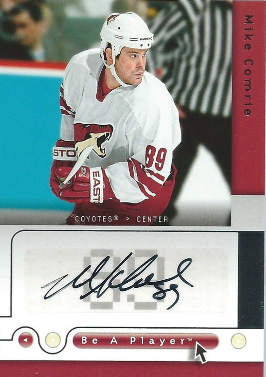 2005-06 Be A Player Signatures Auto MIKE COMRIE Autographs UD 00312