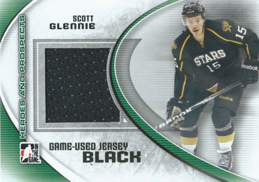  2011-12 ITG Heroes and Prospects Black SCOTT GLENNIE /100* Jersey 02302 Image 1