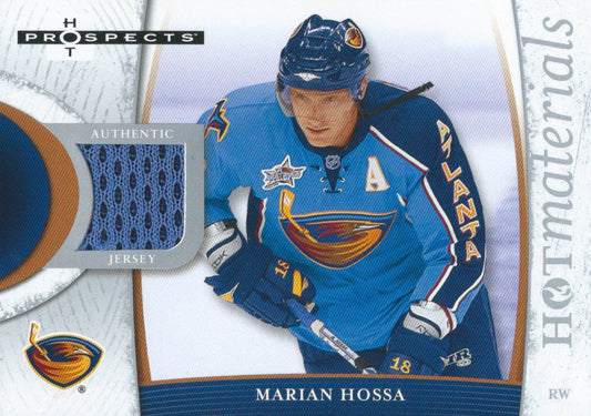 2007-08 Hot Prospects Hot Materials MARIAN HOSSA Jersey NHL 01886