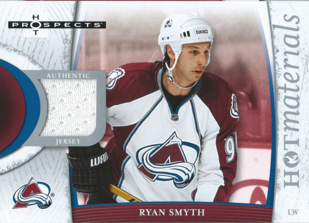  2007-08 Hot Prospects Hot Materials RYAN SMYTH Jersey NHL 01890 Image 1