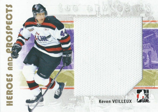 2007-08 ITG Heroes and Prospects Jerseys KEVEN VEILLEUX Swatch TP 02269 Image 1