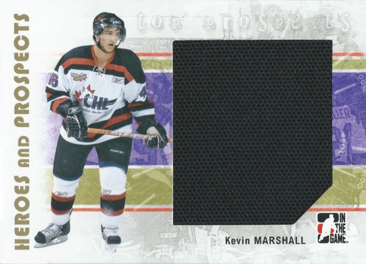  2007-08 ITG Heroes and Prospects Jerseys KEVIN MARSHALL Swatch TP 02292 Image 1
