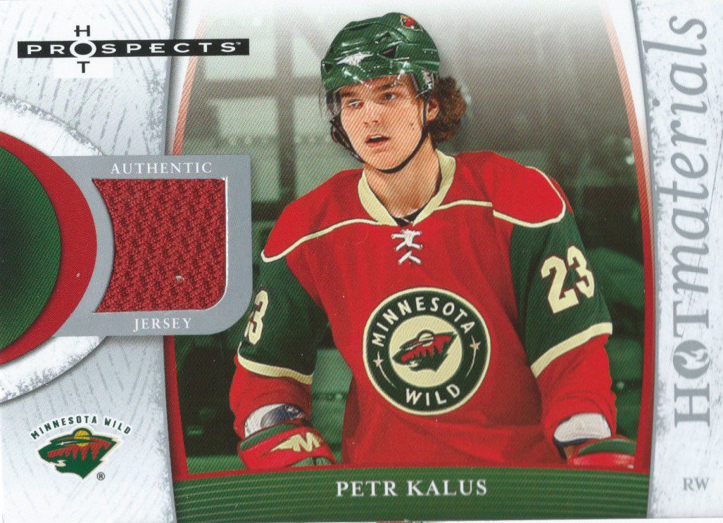  2007-08 Hot Prospects Hot Materials PETR KALUS Jersey NHL 01895 Image 1
