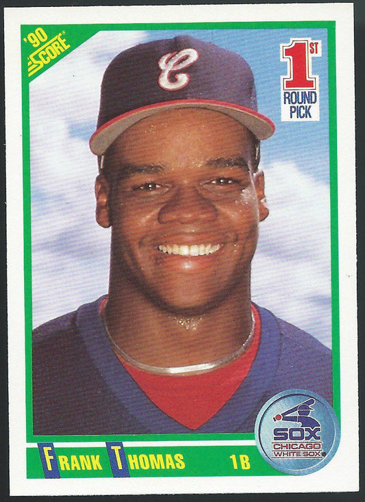 1990 Score #663 FRANK THOMAS Rookie RC Baseball MLB 02476