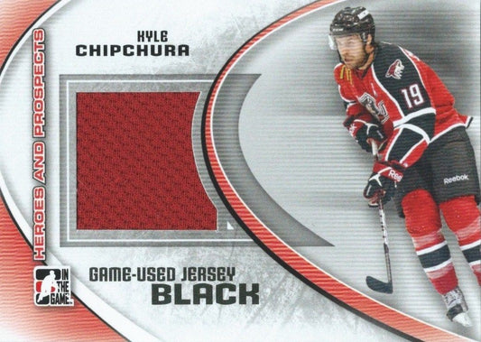  2011-12 ITG Heroes and Prospects Black KYLE CHIPCHURA /100* Jersey 02289 Image 1