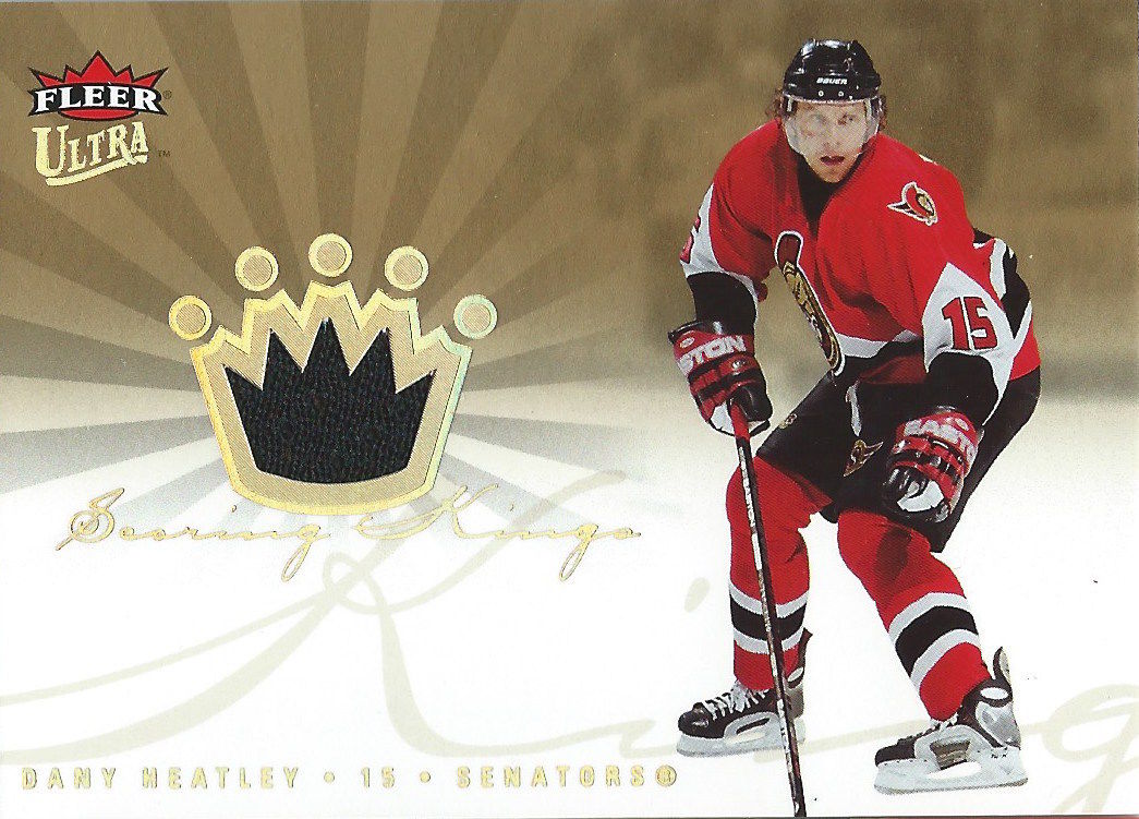  2005-06 Fleer Ultra Scoring Kings DANY HEATLEY Jersey NHL 01919 Image 1