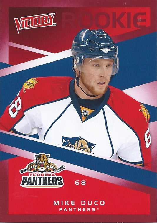  2010-11 Upper Deck Victory Red MIKE DUCO Rookie $12 UD RC NHL 00864 Image 1