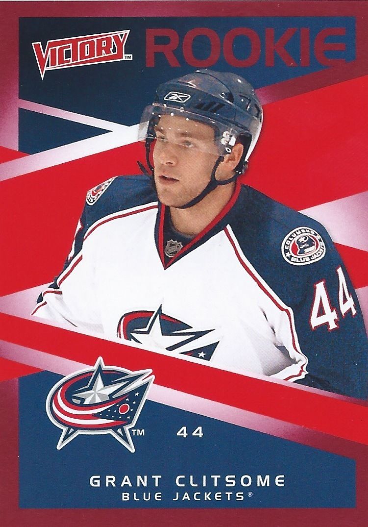  2010-11 Upper Deck Victory Red GRANT CLITSOME Rookie $12 UD RC NHL 00866 Image 1