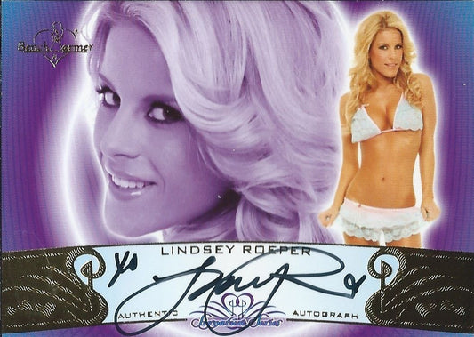 2010 Bench Warmer Signature Series Gold Foil LINDSEY ROEPER Autograph Auto