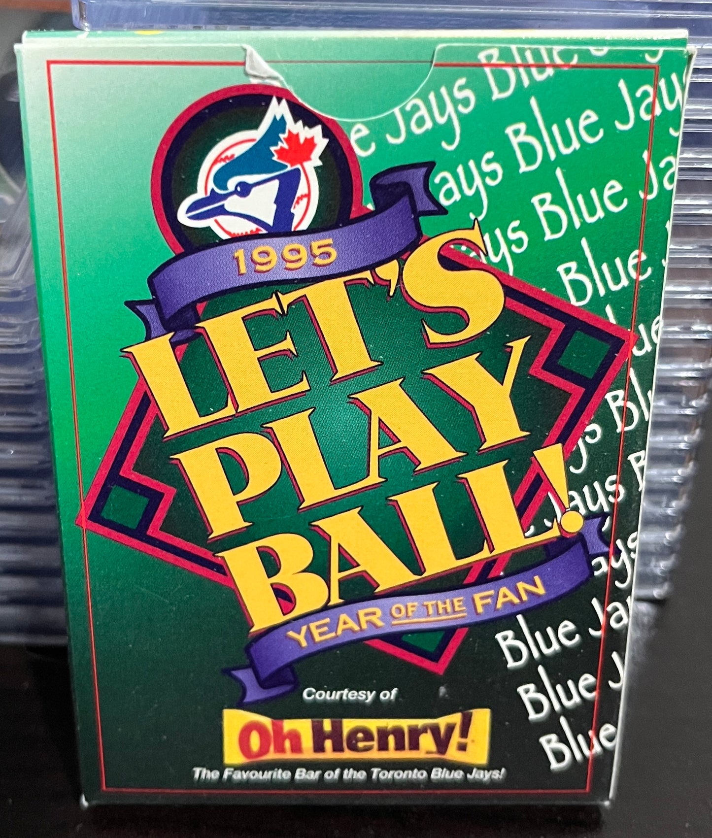 1995 Toronto Blue Jays Lets Play Ball Oh-Henry Boxed Card Set