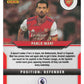 2021-22 Panini Prizm Premier League Soccer #198 Pablo Mari  Arsenal  V97459 Image 2