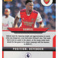 2021-22 Panini Prizm Premier League Soccer #199 Gabriel  Arsenal  V97460 Image 2