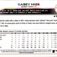 2022 Topps Baseball  #431 Casey Mize  Detroit Tigers  Image 2