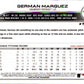 2022 Topps Baseball  #498 German Marquez  Colorado Rockies  Image 2