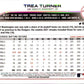2022 Topps Baseball  #550 Trea Turner  Los Angeles Dodgers  Image 2