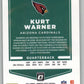 2021 Donruss Optic #181 Kurt Warner  Arizona Cardinals  V88734 Image 2