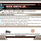2022-23 Bowman University Chrome Basketball #1 Nick Smith Jr.  Bowman    V97299 Image 2