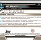 2022-23 Bowman University Chrome Basketball #10 RJ Davis  UNC  V97310 Image 2
