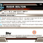 2022-23 Bowman University Chrome Basketball #12 Rasir Bolton  Bowman   V97313 Image 2