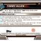 2022-23 Bowman University Chrome Basketball #26 Timmy Allen  Bowman   V97331 Image 2