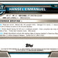 2022-23 Bowman University Chrome Basketball #52 Hansel Enmanuel  Bowman  V97354 Image 2