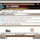 2022-23 Bowman University Chrome Basketball #54 DJ Horne  Bowman   V97357 Image 2