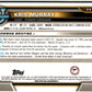 2022-23 Bowman University Chrome Basketball #71 Kris Murray  Bowman  Iowa  V97372 Image 2