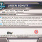 2022-23 Bowman University Chrome Basketball #75 Jaden Schutt  Bowman    V97378 Image 2