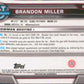 2022-23 Bowman University Chrome Basketball #80 Brandon Miller  Bowman  V97383 Image 2
