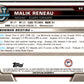 2022-23 Bowman University Chrome Basketball #82 Malik Reneau  Bowman  V97388 Image 2