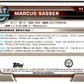2022-23 Bowman University Chrome Basketball #93 Marcus Sasser  Bowman  V97398 Image 2