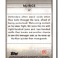 2022-23 Bowman University Chrome Basketball Skyscraping  #S-7 MJ Rice  V97409 Image 2