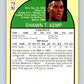 1990-91 Hopps Basketball #279 Shawn Kemp  RC Rookie Seattle SuperSonics  Image 2