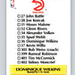 1990-91 Hopps Basketball #355 Dominique Wilkins TC  Atlanta Hawks  Image 2