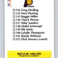 1990-91 Hopps Basketball #365 Reggie Miller TC  Indiana Pacers  Image 2