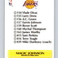 1990-91 Hopps Basketball #367 Magic Johnson TC  Los Angeles Lakers  Image 2