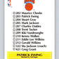 1990-91 Hopps Basketball #372 Patrick Ewing TC  New York Knicks  Image 2