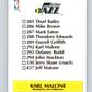 1990-91 Hopps Basketball #380 Karl Malone TC  Utah Jazz  Image 2
