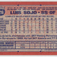 1991 Topps #26 Luis Sojo UER Baseball Toronto Blue Jays  Image 2
