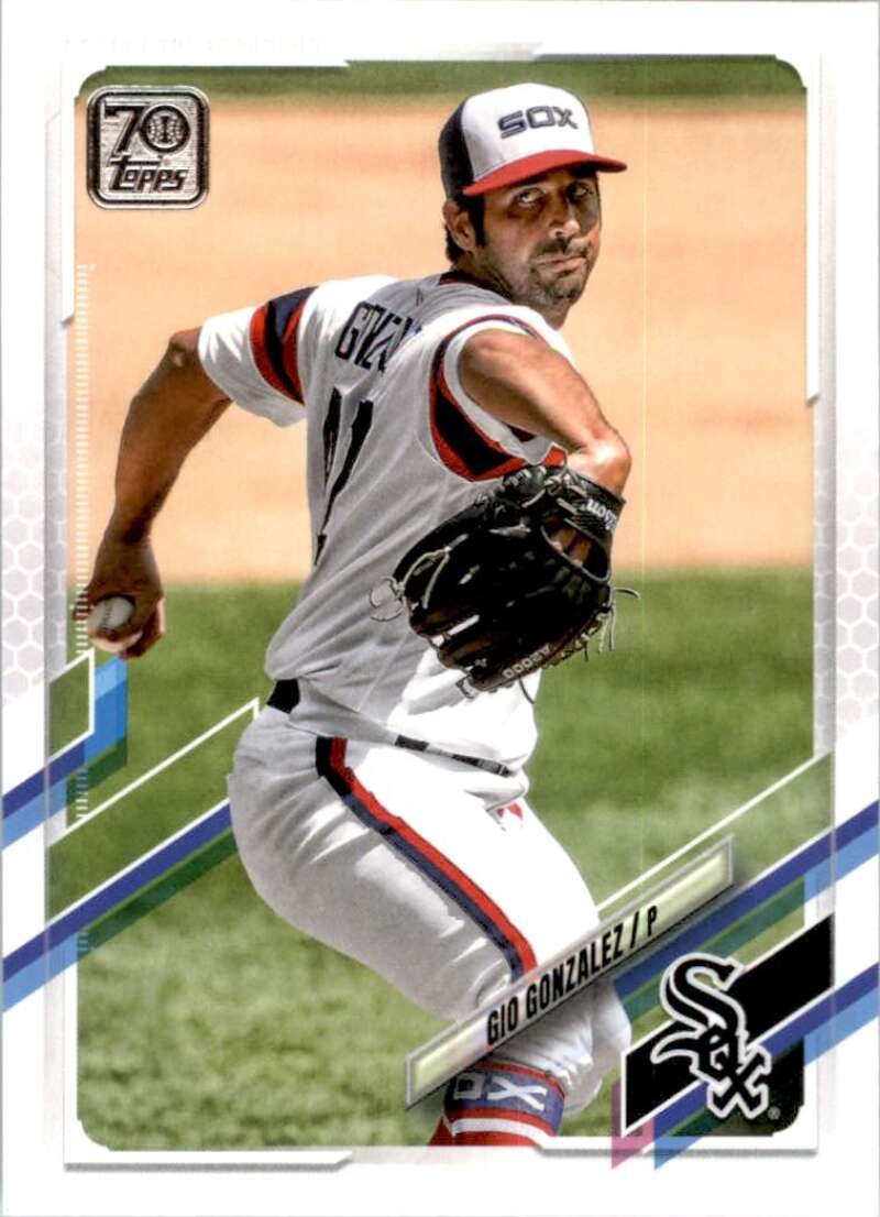 2021 Topps Baseball  #69 Gio Gonzalez  Chicago White Sox  Image 1