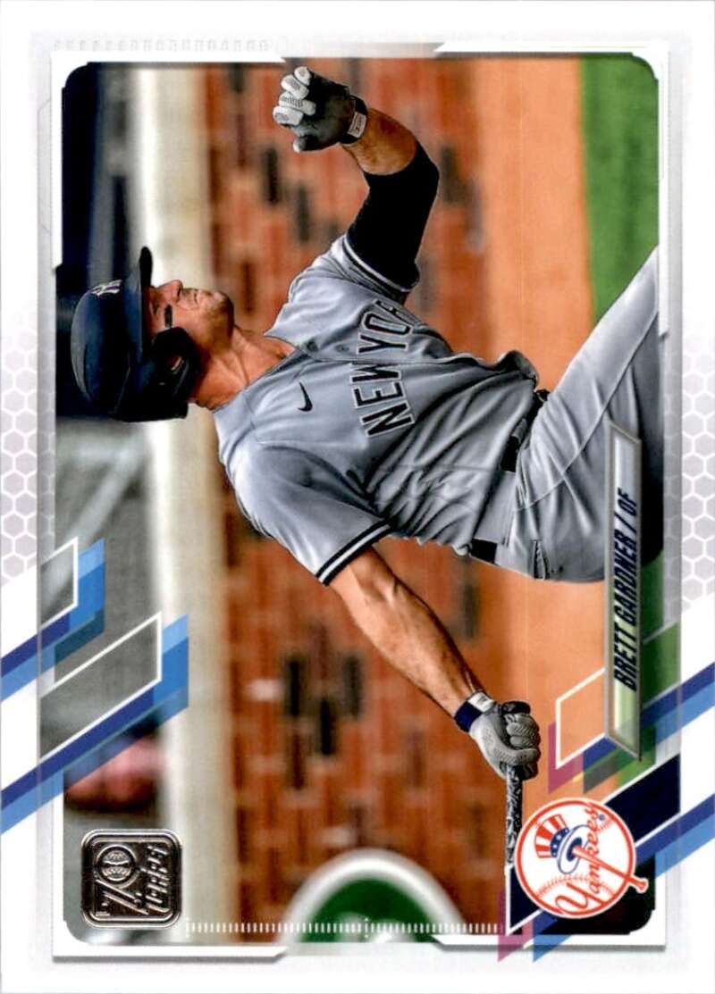 2021 Topps Baseball  #81 Brett Gardner  New York Yankees  Image 1