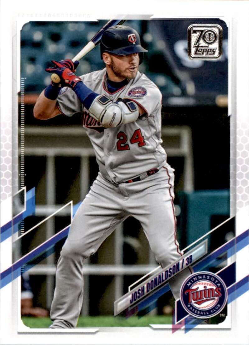 2021 Topps Baseball  #94 Josh Donaldson  Minnesota Twins  Image 1