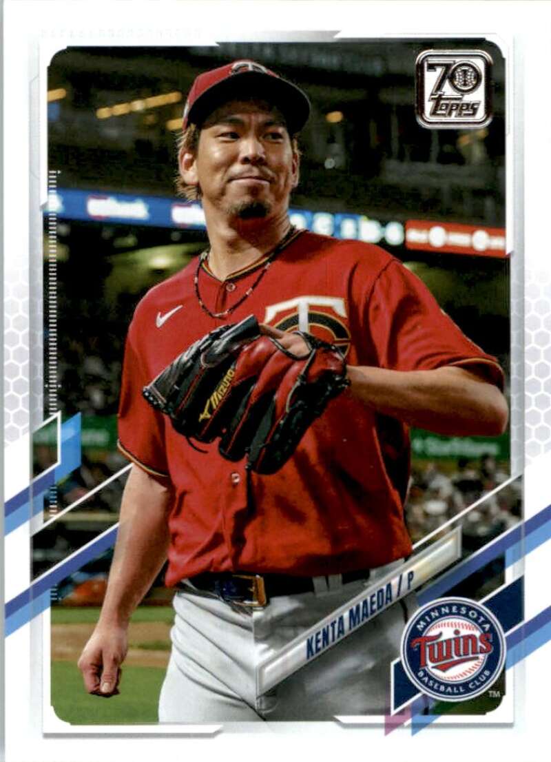 2021 Topps Baseball  #104 Kenta Maeda  Minnesota Twins  Image 1