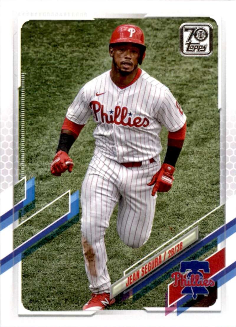 2021 Topps Baseball  #109 Jean Segura  Philadelphia Phillies  Image 1