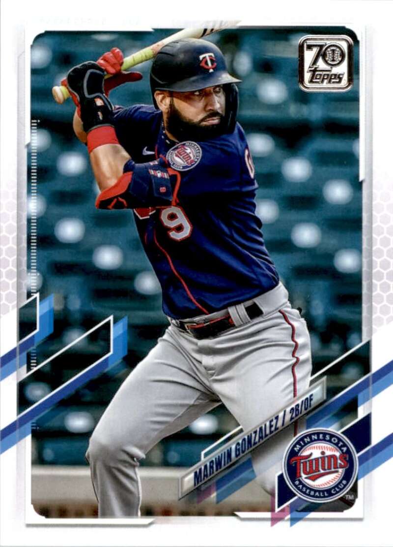 2021 Topps Baseball  #132 Marwin Gonzalez  Minnesota Twins  Image 1