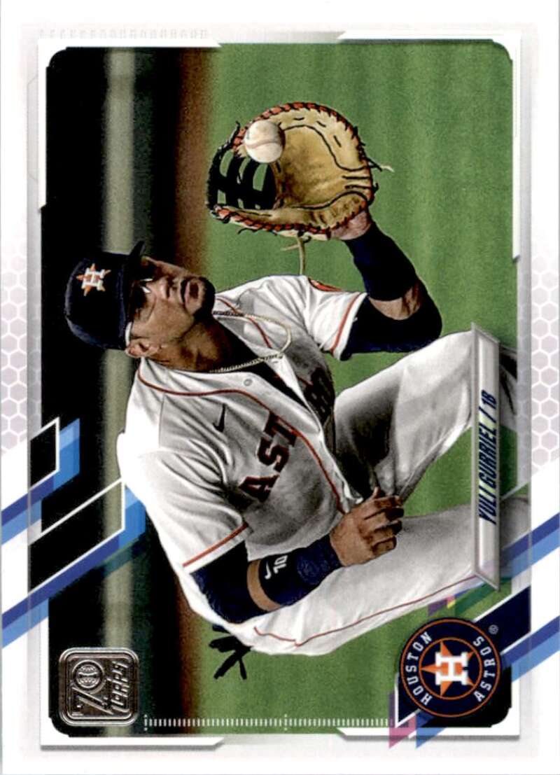 2021 Topps Baseball  #147 Yuli Gurriel  Houston Astros  Image 1